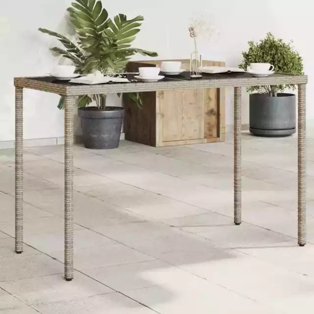 Gartentisch Esstisch Terrassentisch Tisch Gartenmöbel Poly Rattan vidaXL