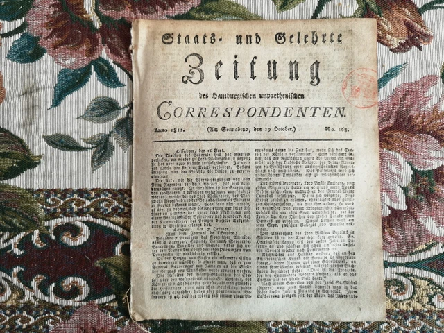 1811 Zeitung  Hamburg 168