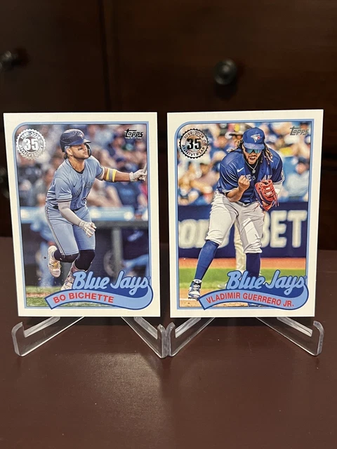BO BICHETTE & Vladimir Guerrero Jr 1989 35th 2024 Topps Toronto Blue