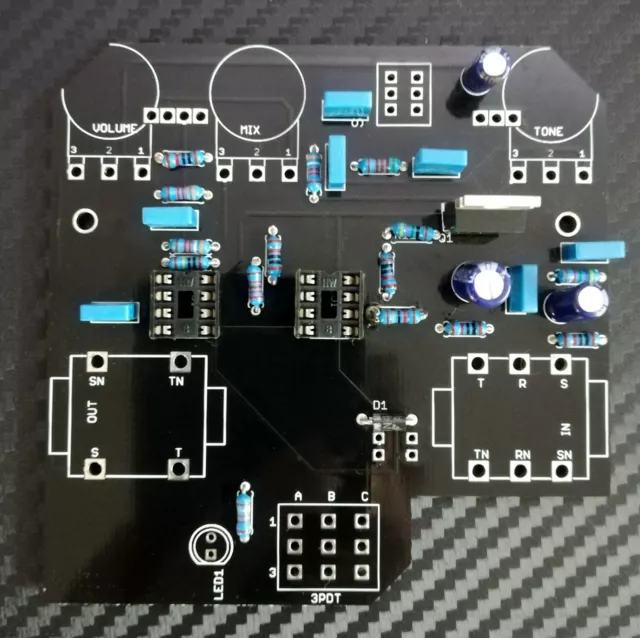 Reverb Guitar Pedal Effect Pcb Circuit Diy