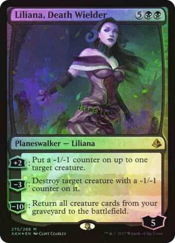 1x LILIANA, DEATH WIELDER - AMonkhet - MTG - NM - Magic the Gathering