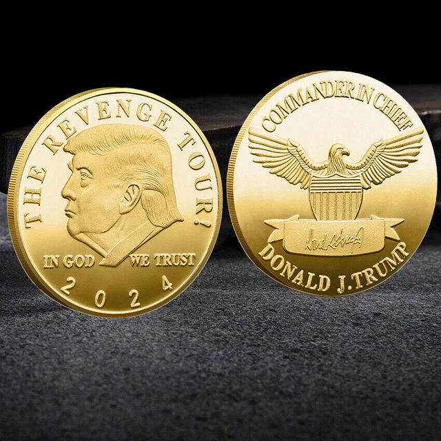 50x 2024 Donald Trump Coin US President Challenge THE REVENNGE TOUR Great EAGLE
