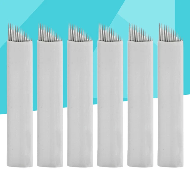 50 Pcs Disposable Sloped Eyebrow Set Eyebrow 7