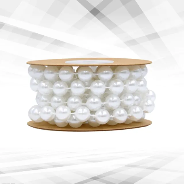 10 MM White Artificial Pearl Beads Bulk Faux Pearls Garland
