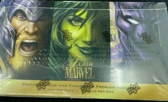 2019 Upper Deck UD Marvel Flair sealed hobby box