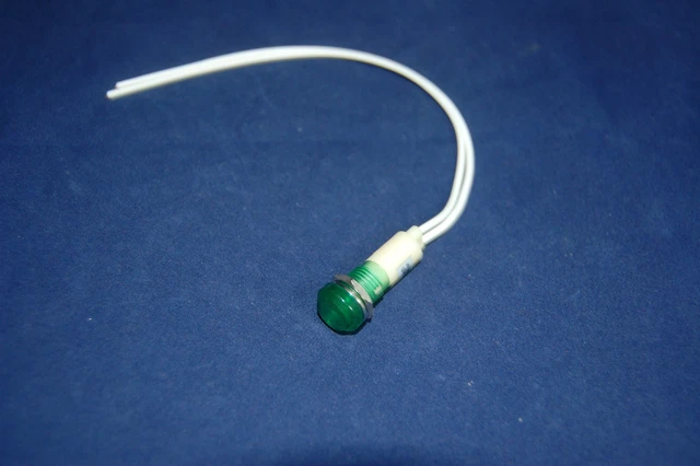 Voyants LED Métalliques 12 Mm Pré-câblés - Lot De 10 (rouge, Jaune, Bleu, Vert, Blanc), 220V, Pour Panneaux électriques - 11