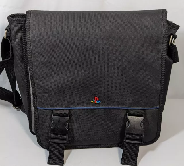 Playstation Shoulder Bag Black Soft Messenger Carry Bag Original Sony