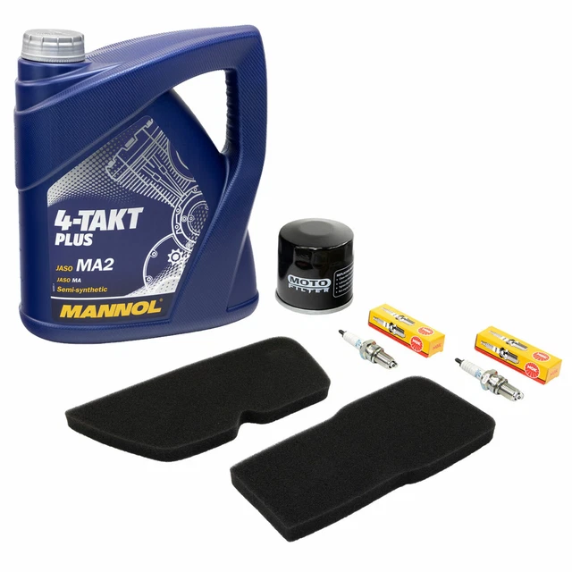 Pack Entretien Moto Suzuki Big DR 800 1991-1999 - 4L Huile + Filtres + Bougies - Neuf