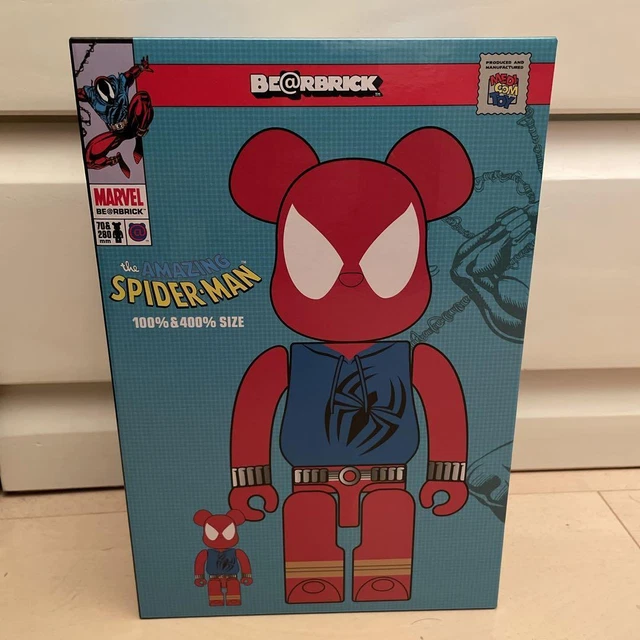 Bearbrick SCARLET SPIDER 100% & 400% 最低価格販売 おもちゃ・ホビー