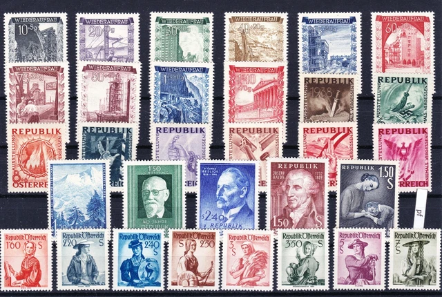 Österreich ab 1945** Schönes Lot postfrisch!