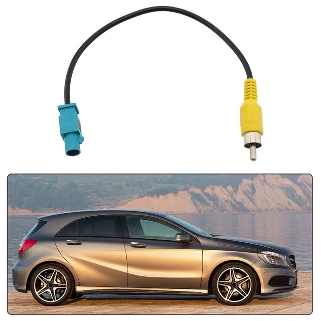 Male RCA For Mercedes Comand Reverse Camera Retention Cable Radio Adaptor
