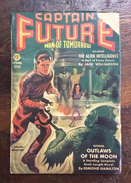 Vintage CAPTAIN FUTURE Pulp Magazine Summer 1942 Vol. 4 #1 SCIENCE FICTION