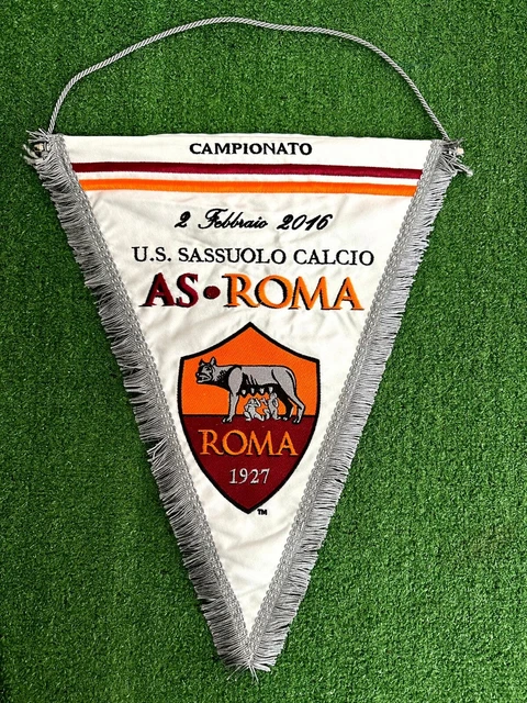 Fanion Genoa Roma - Banderin Officiel Match, Sans Maillot - Occasion Collection