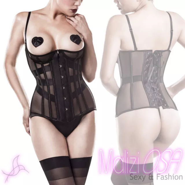 Corsetto Sexy Bustino Sottobusto Perizoma Lingerie Intimo Corpetto