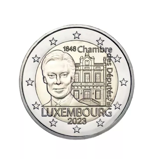 2 Euros Commémorative Luxembourg 2023 Chambre des députés