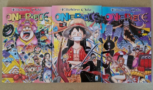 MANGA EIICHIRO ODA “One Piece” In Italiano Lotto N.99-100-101 1ª Ed