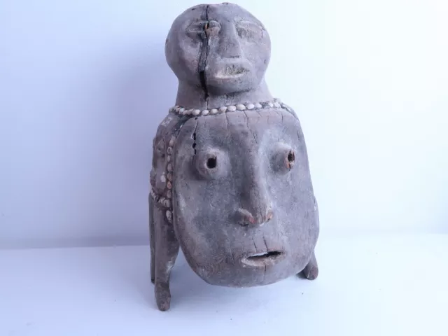 African tribal art fetish mask- Bembe- D.R. Congo