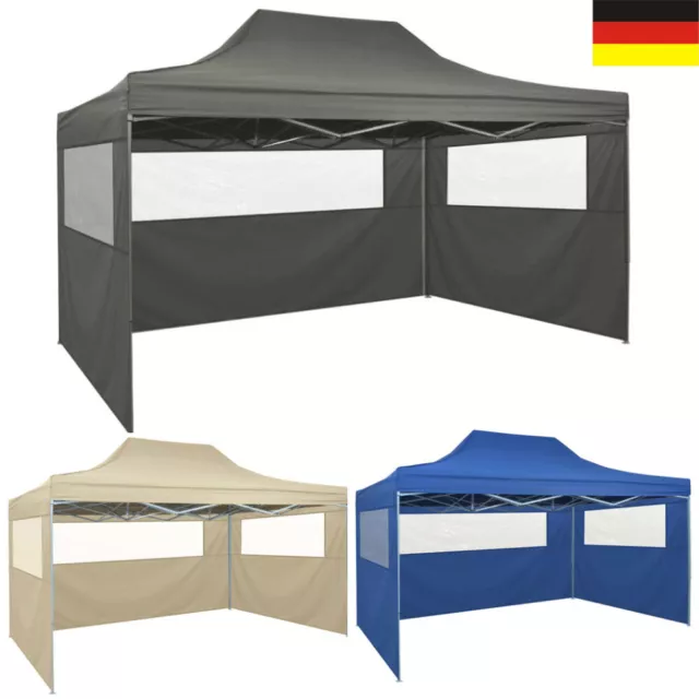 3 x 4,5 m Pavillon Faltpavillon Wasserdicht Gartenzelt Partyzelt Popup Festzelt