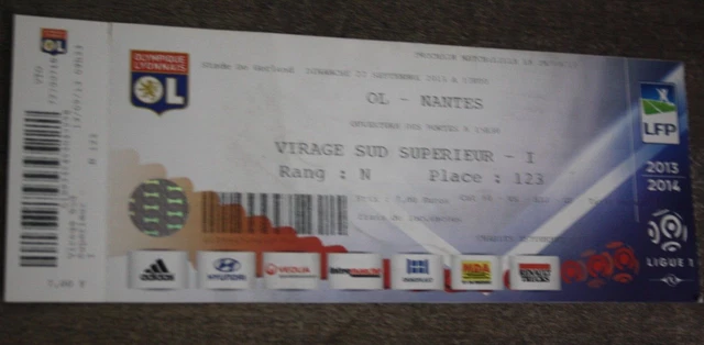 2 Tickets de Football- RC.Lens