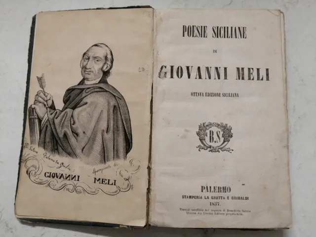 Poesie Siciliane             Giovanni Meli   1857