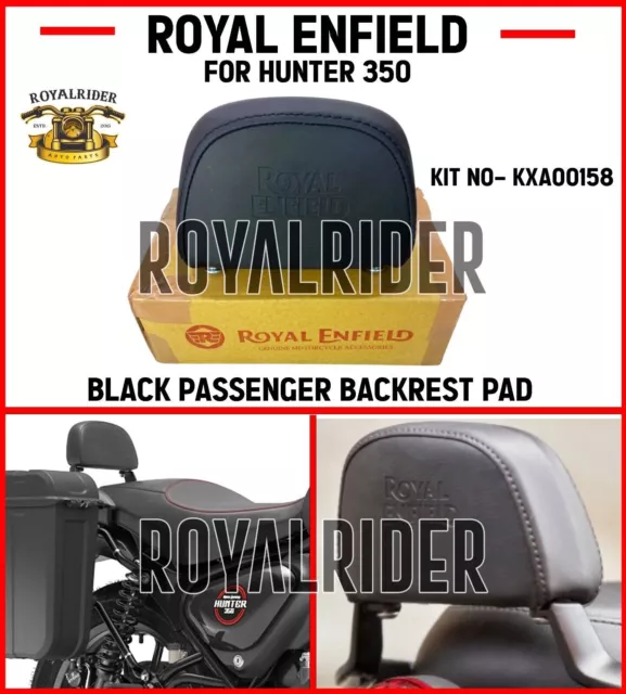 Se adapta a Royal Enfield "ALMOHADILLA DEL RESPALDO DEL PASAJERO NEGRO"...