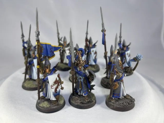 Warhammer Age Of Sigmar Lothern Sea Guard Painted 10 Total Painted