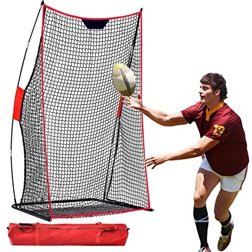 HABALL Football Kicking Net,Football Net,Football Nets for Throwing,4x7FT Foo...