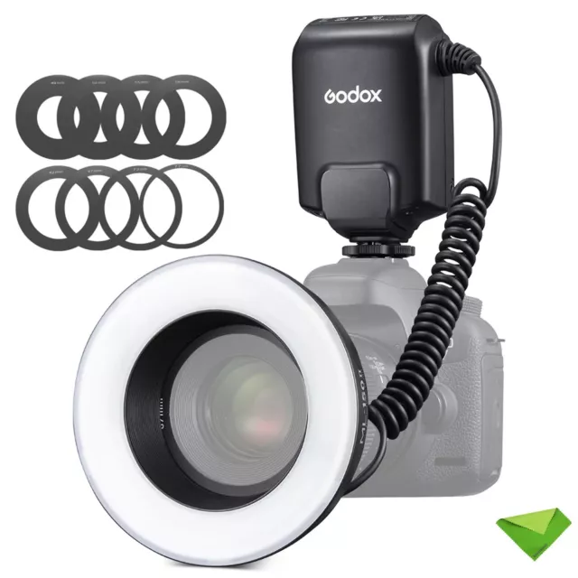 Godox ML-150II Macro LED Ring Flash Speedlite for Sony Canon Nikon Fuji Olympus