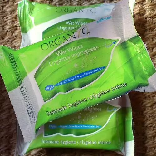 Organyc DREIERPACK Biologische Hygienetücher Intimreinigung Naturkosmetik 60ST