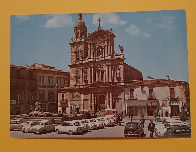 Cartolina Caltanissetta - Piazza Garibaldi - 1980