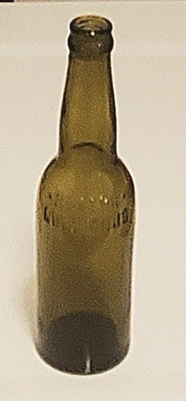 Vintage Hoster Columbus Beer Bottle Blob Top - Olive Green - Columbus, Ohio (OH)