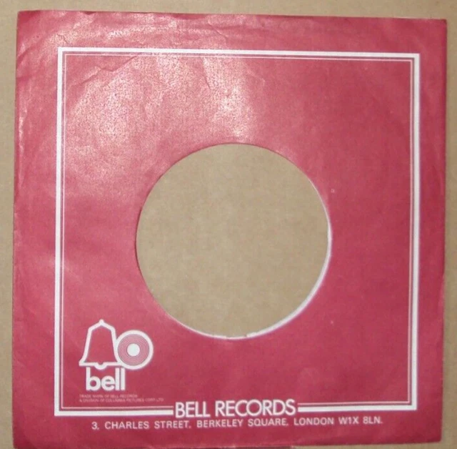 "Bell","Company Sleeve","Original","45rpm","7inch","Record","Vintage",,,} )));0>