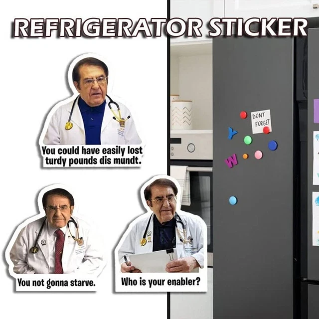 PERSONALITY DR. Now Weight Loss Guidelines Sticker Refrigerator