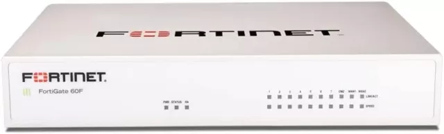 Dispositivo SD-WAN seguro Fortinet FortiGate 60F (FG-60F, P24286-07-08) caja abierta