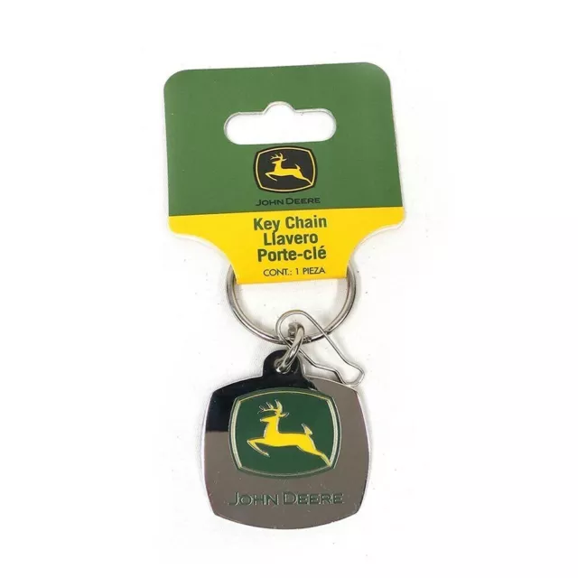 John Deere Logo Enamel Key Chain 004173R01