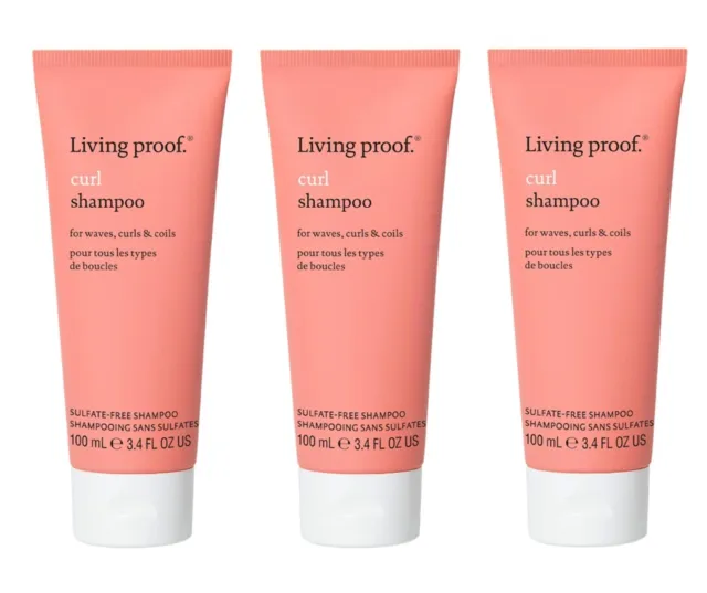 Living Proof Starter Set Curl Shampoo 100Ml 3 Tuben Insgesamt 300Ml Echt Uk Verkaufen