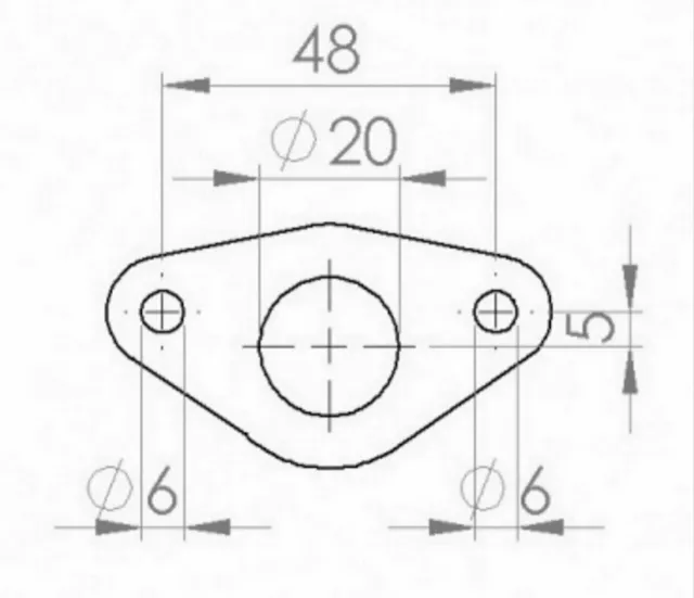 Tuning Ansaugstutzen Honda Dax Jincheng Skyteam manifold intake 20mm Stutzen NEU 2