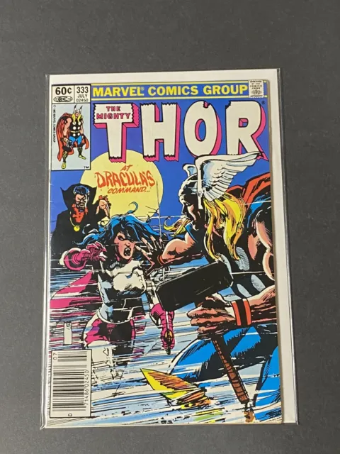 Marvel Comic Book Bronze Age The Mighty Thor #333 Newsstand