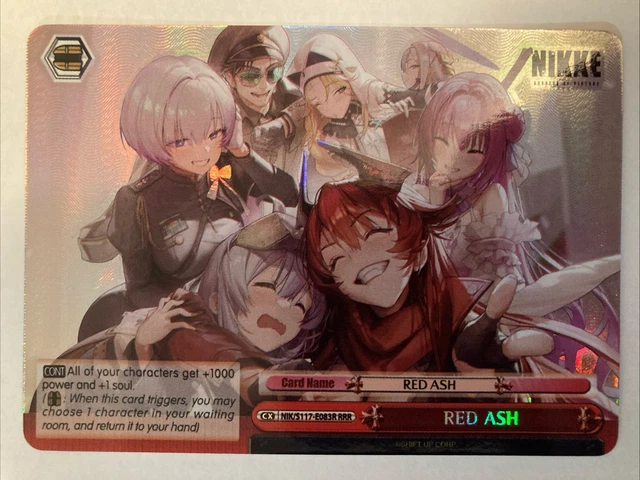 RRR+ RED ASH Weiss Schwarz NIKKE NIK/S117-083RRR+ Japanese