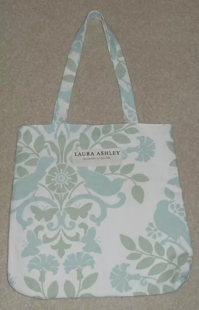 LAURA ASHLEY Lifestyle Fabric Tote Bag Floral Print Lined MADE IN UK Brand New!!