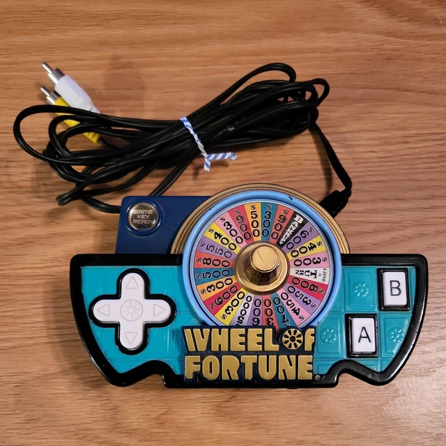 WHEEL OF FORTUNE Plug N Play TV Game • Game Key Ready • Jakks Pacific