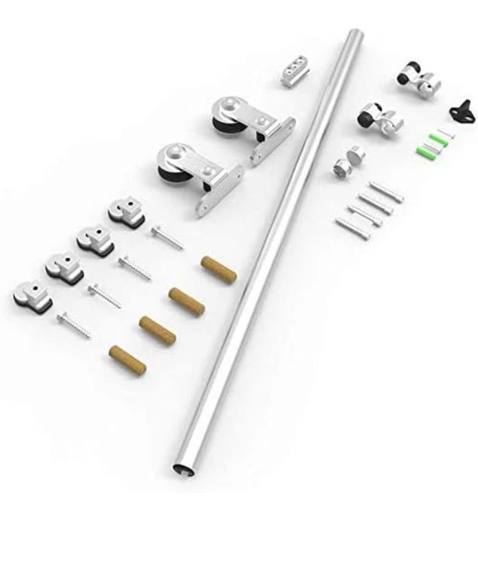 Sliding Barn Door Hardware Kit Track Roller Closet