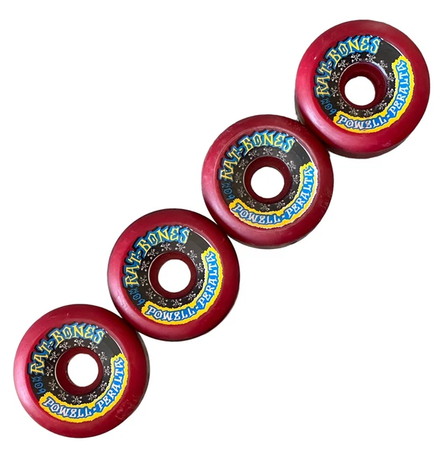 Powell Peralta Rat Bones Skateboard  Wheels 60mm Red