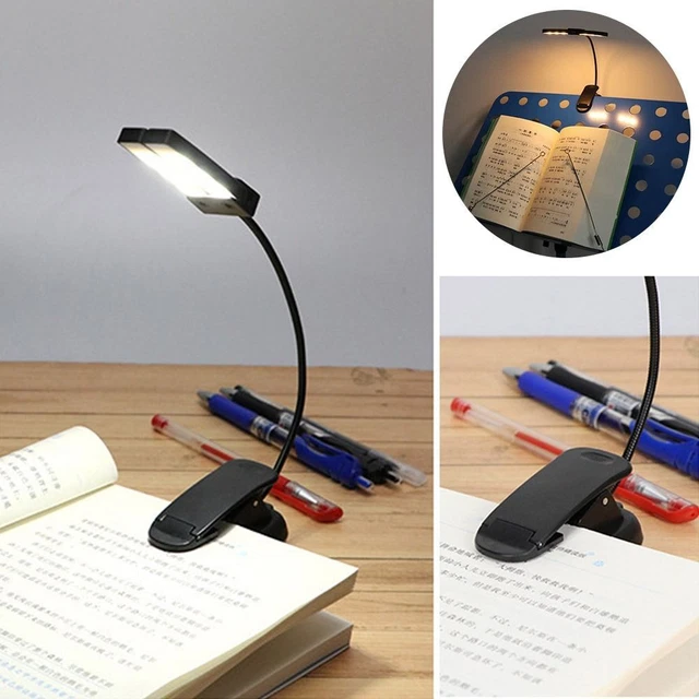 Eye Protection Double-headed Clip LED Reading Lamp Book Light Table Lamp