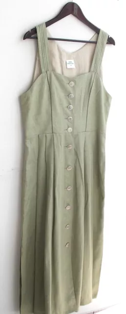 Abito tradizionale da donna senza maniche lino verde taglia 42 di Lechtaler Dirndl