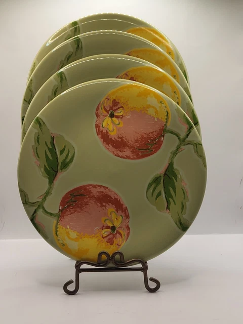 April Cornell For Silvestri Salad Plates 8" Set Of 4