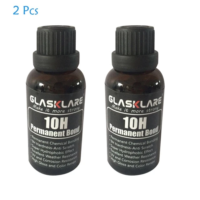 2Pcs 10H Hardness Liquid Ceramic Coat Super Hydrophobic Glass Coating 60ml#