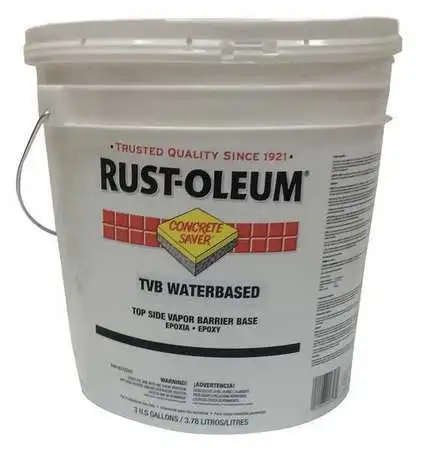 Rust-Oleum 277494 Base Vapor Barrier Primer, Clear, Polyurethane, 59 Oz, 250 Sq