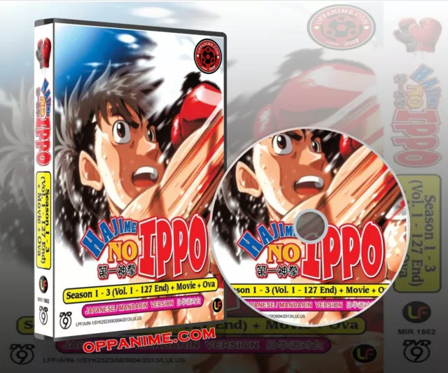 Hajime No Ippo Season 1 - 3 (DVD, 2000, 8-Disc Set) for sale online