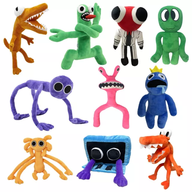 5PCS Rainbow Friends Soft Stuffed Plush Toys,Animal Plush Doll